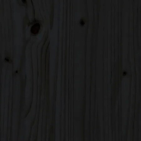 vidaXL Rama łóżka dziecięcego z szufladami, czarna, 70x140 cm, sosnowa
