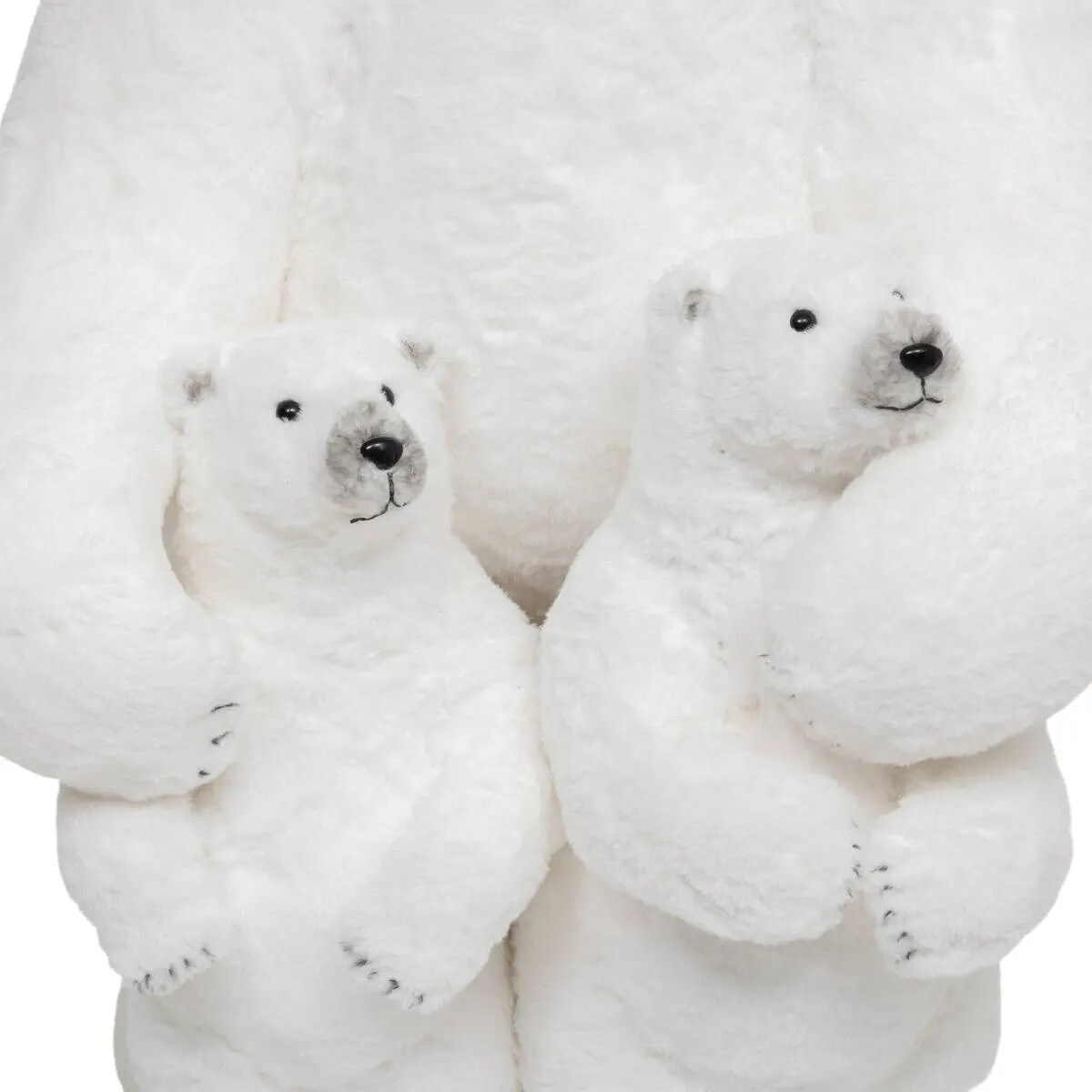 Figurka - mama miś polarny z niedźwiadkami 95 cm
