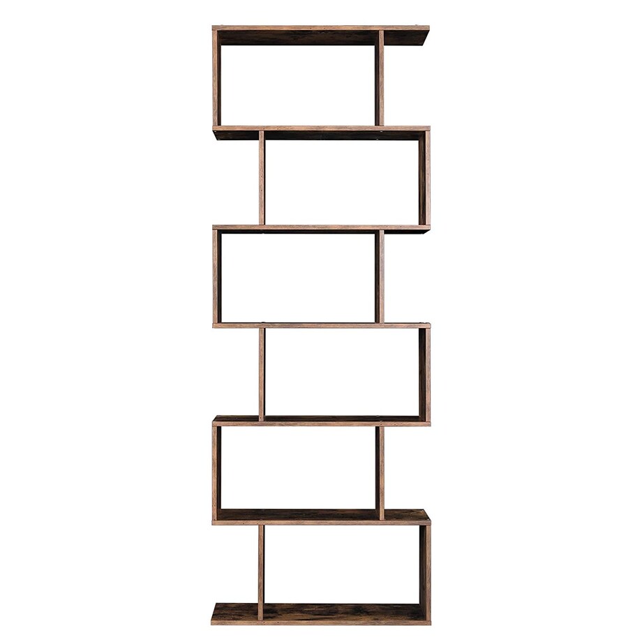 Regał Półka Na Książki 70X24X190,5 Cm Rustykalny Brąz