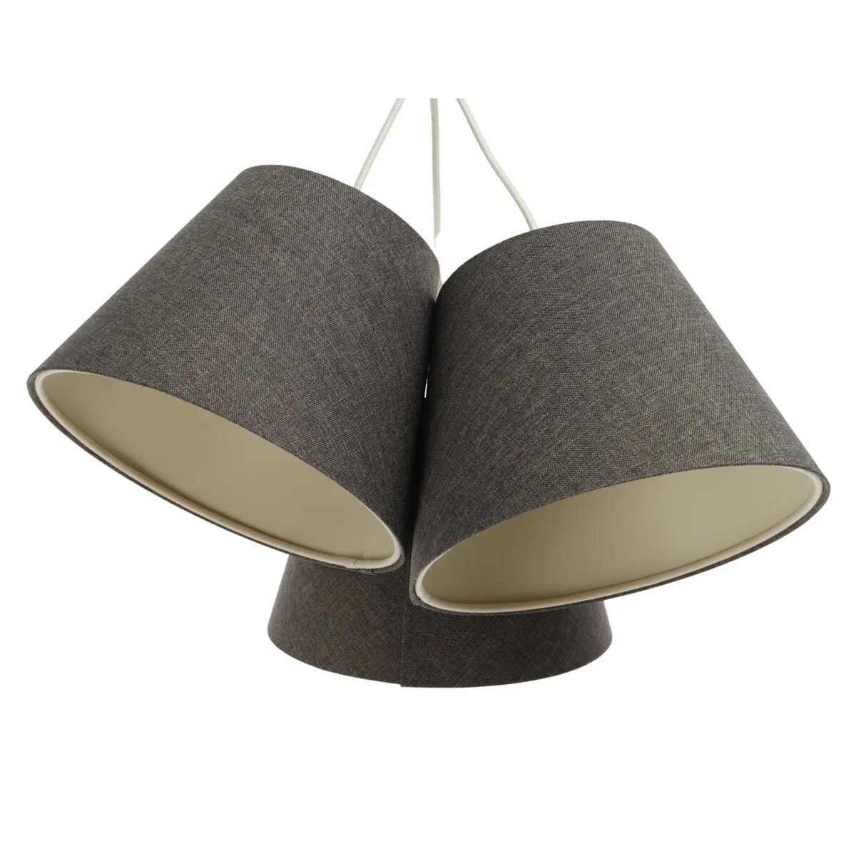 Lampa wisząca ENTURO TRIO szara