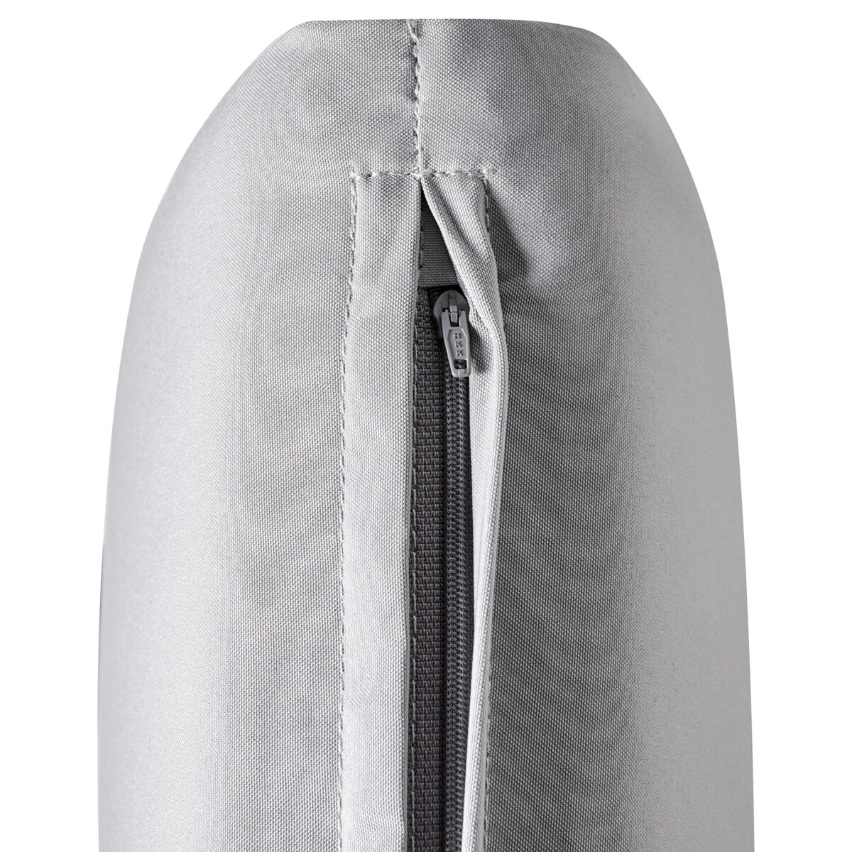 Zestaw 2 krzeseł ogrodowych z poduszkami AMANTEA PREMIUM Drewno akacjowe Jasnoszary