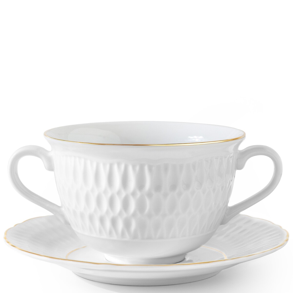 Konsimo SOFIA Bulionówka ze spodkiem 6 szt.