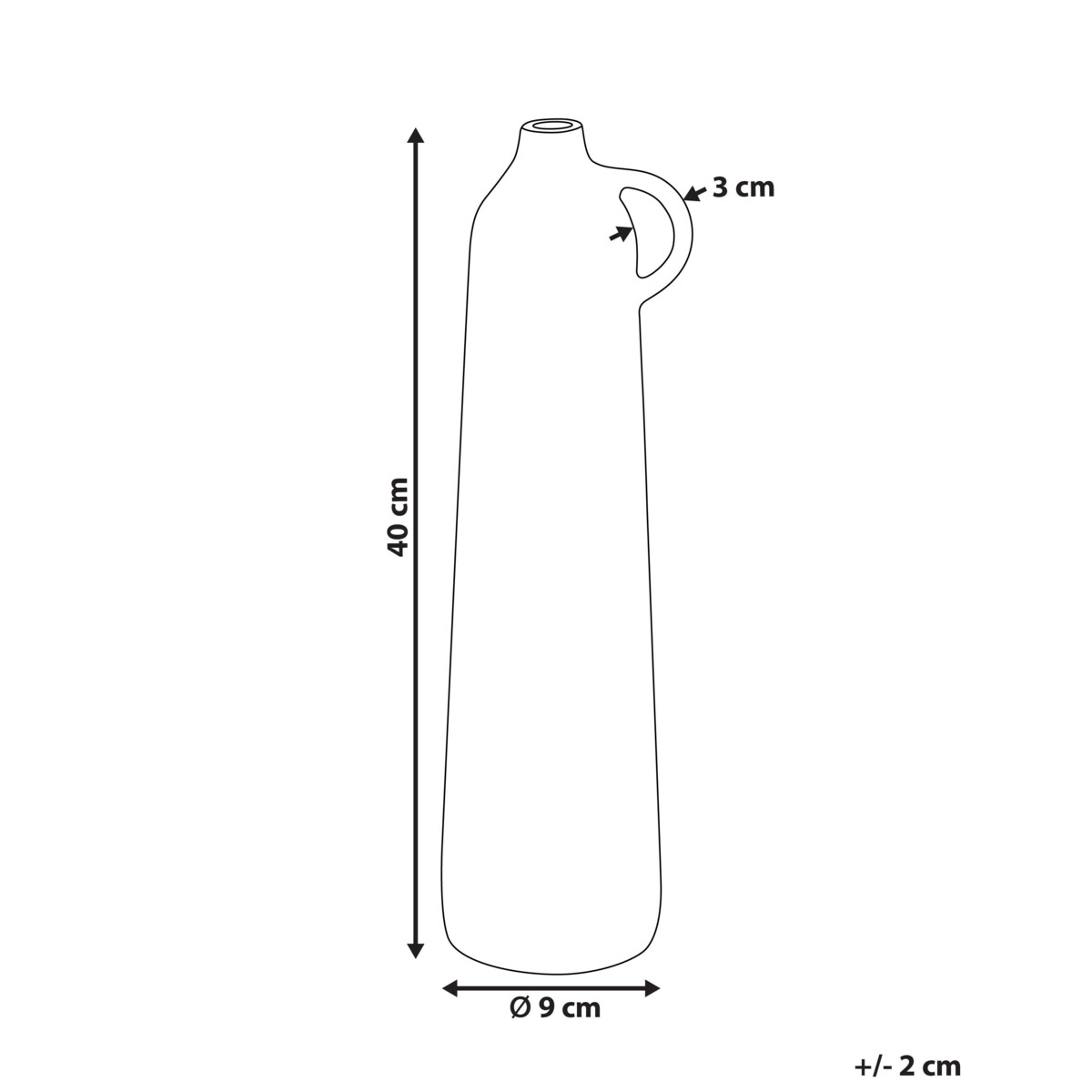 Aluminium Wazon dekoracyjny 40 Mosiężny Złoty SURMA