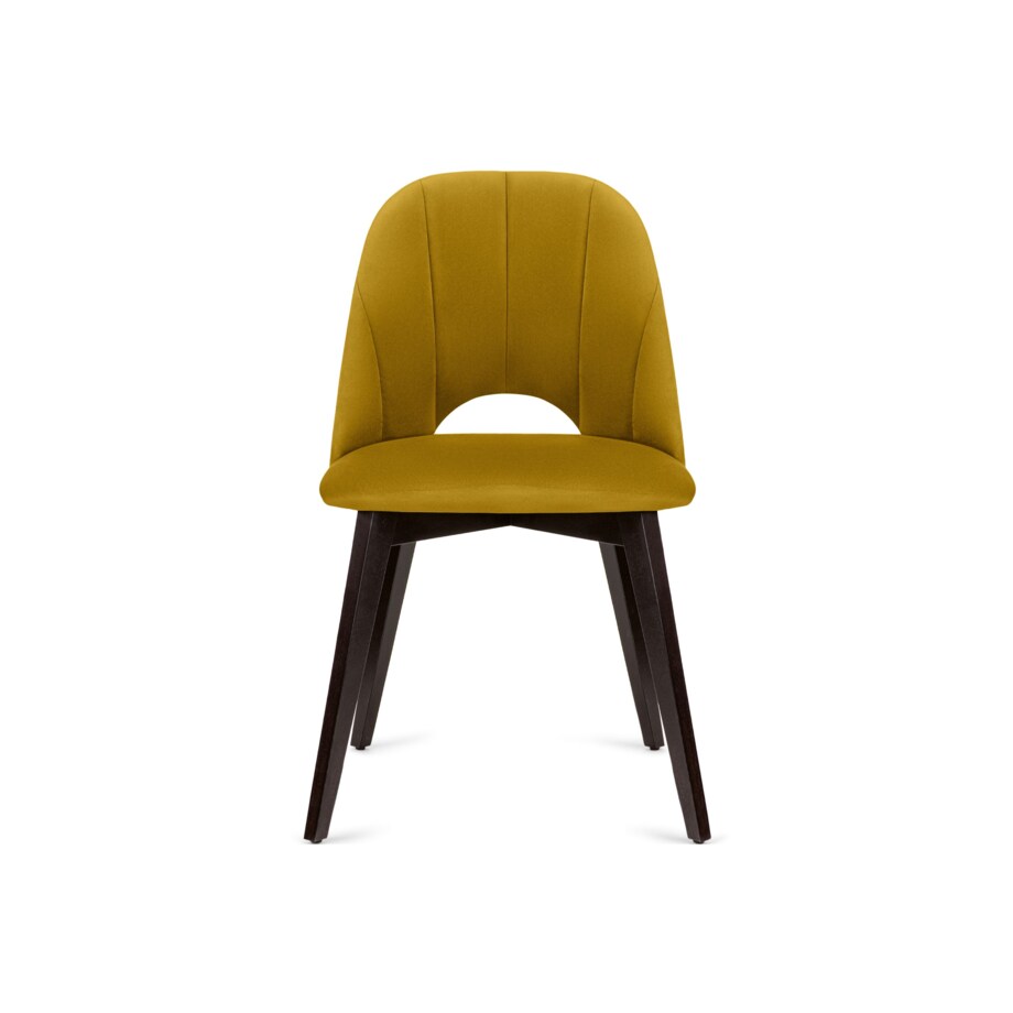 KONSIMO BOVIO uniwersalne krzesło do salonu żółte