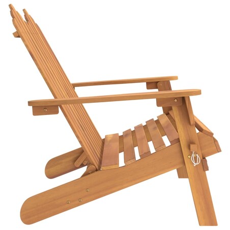 vidaXL Ławka ogrodowa Adirondack, 126 cm, lite drewno akacjowe