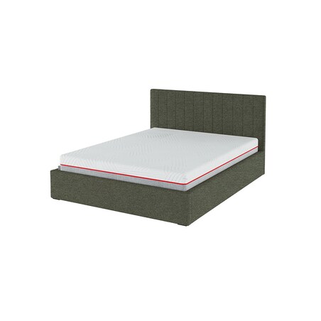 Mesonica Łóżko Bufo, pasy zielone 160x200