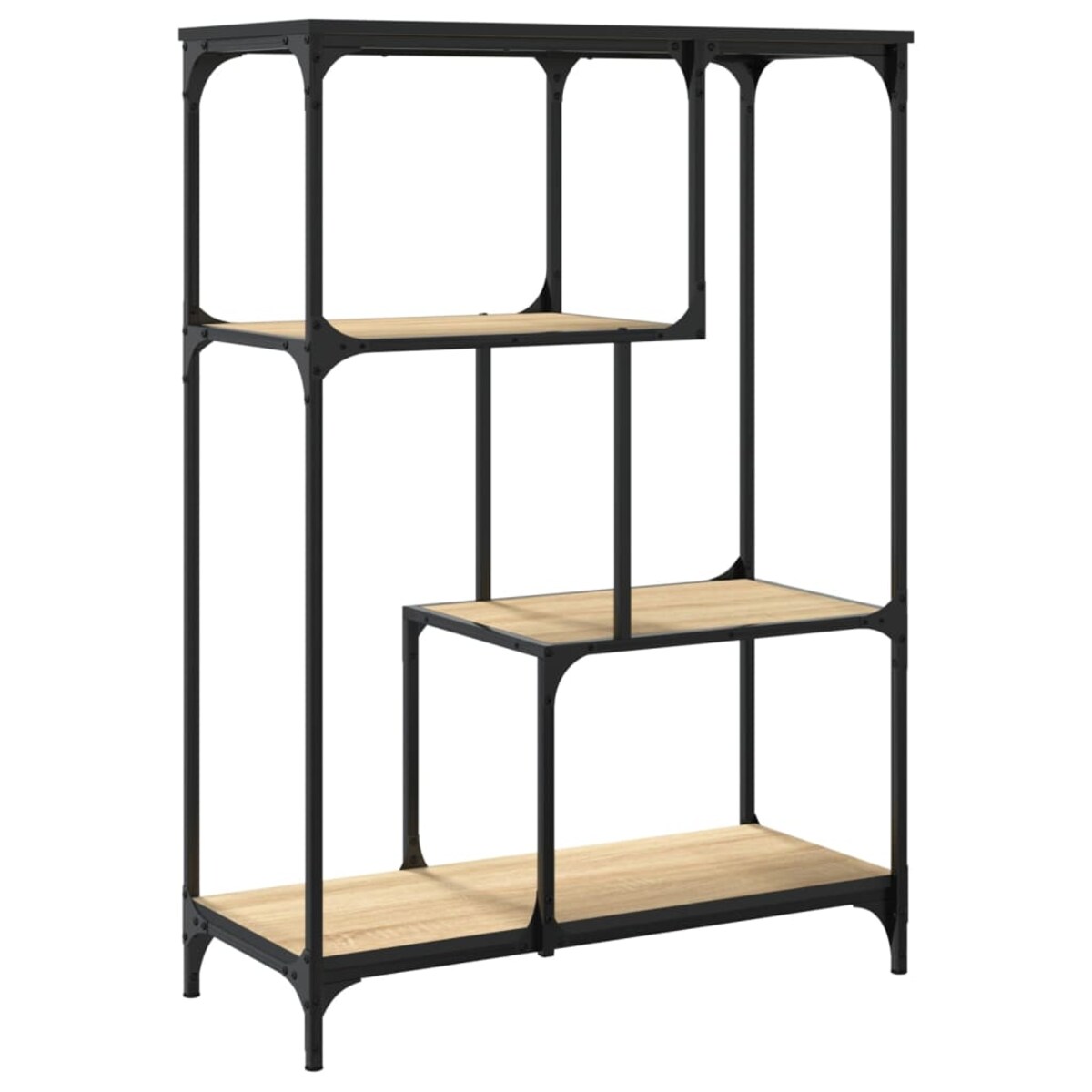 vidaXL Regał na książki, dąb sonoma, 81x36x115 cm