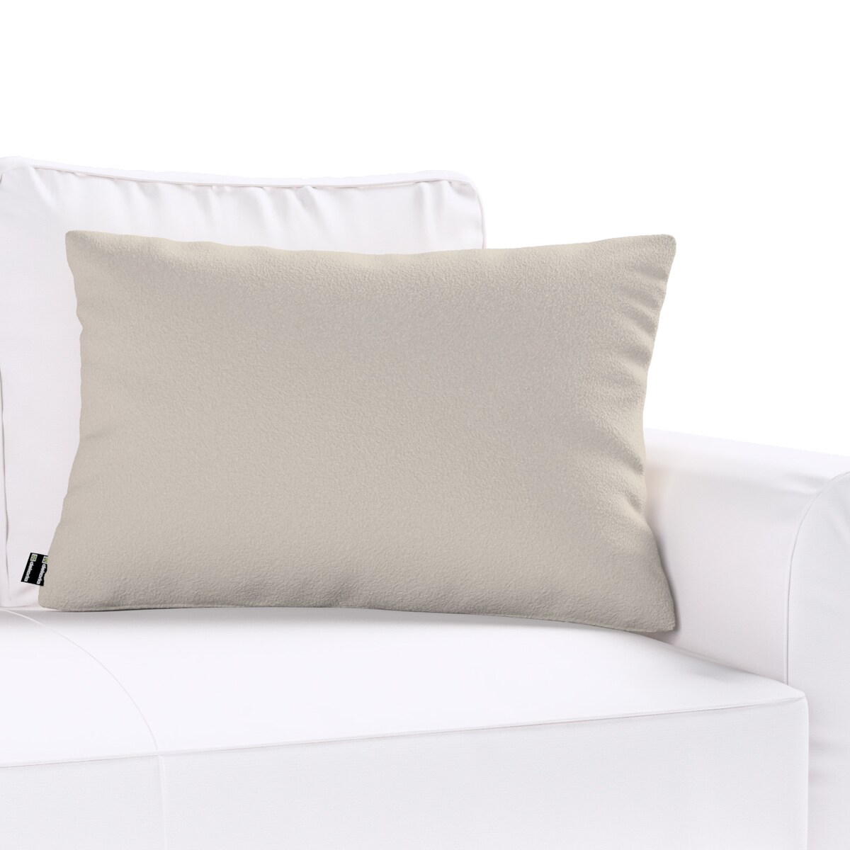 Poszewka Kinga na poduszkę prostokątną 47x28 jasno beżowa bukla