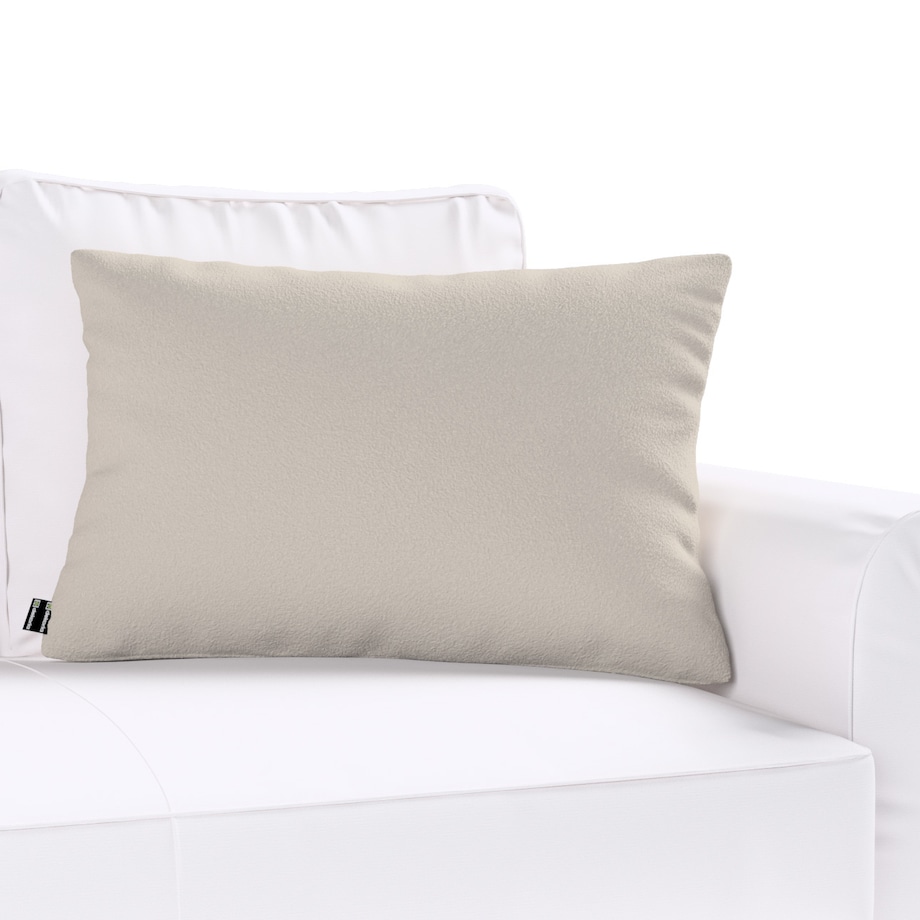 Poszewka Kinga na poduszkę prostokątną 47x28 jasno beżowa bukla