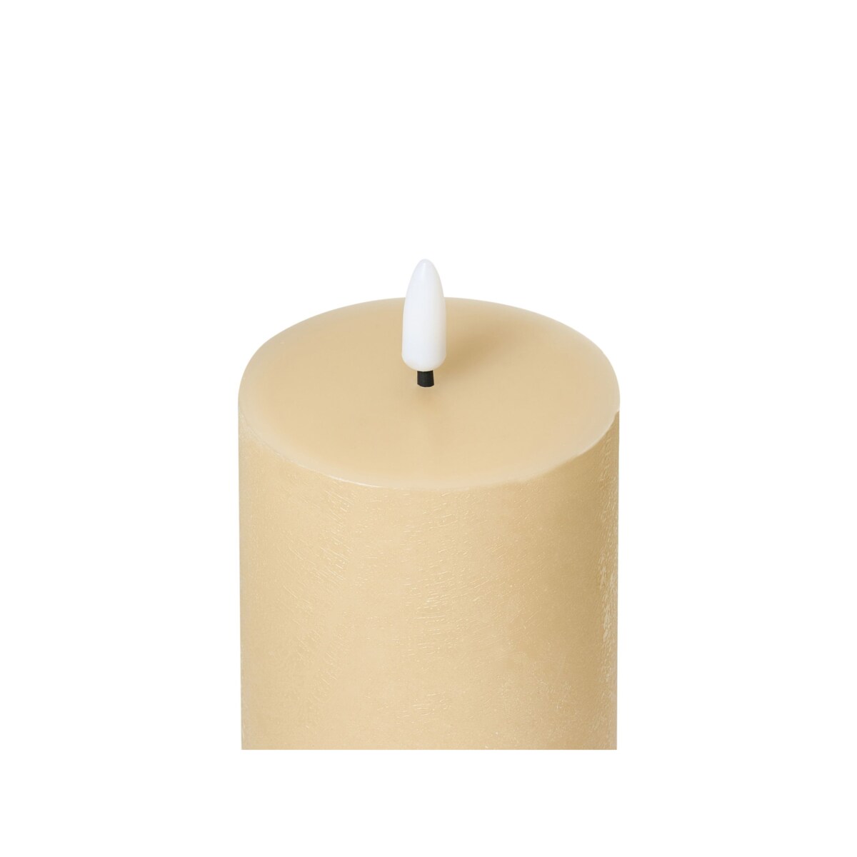 Zestaw 6 świec LED BRAISE 10/13/15 cm Beżowy