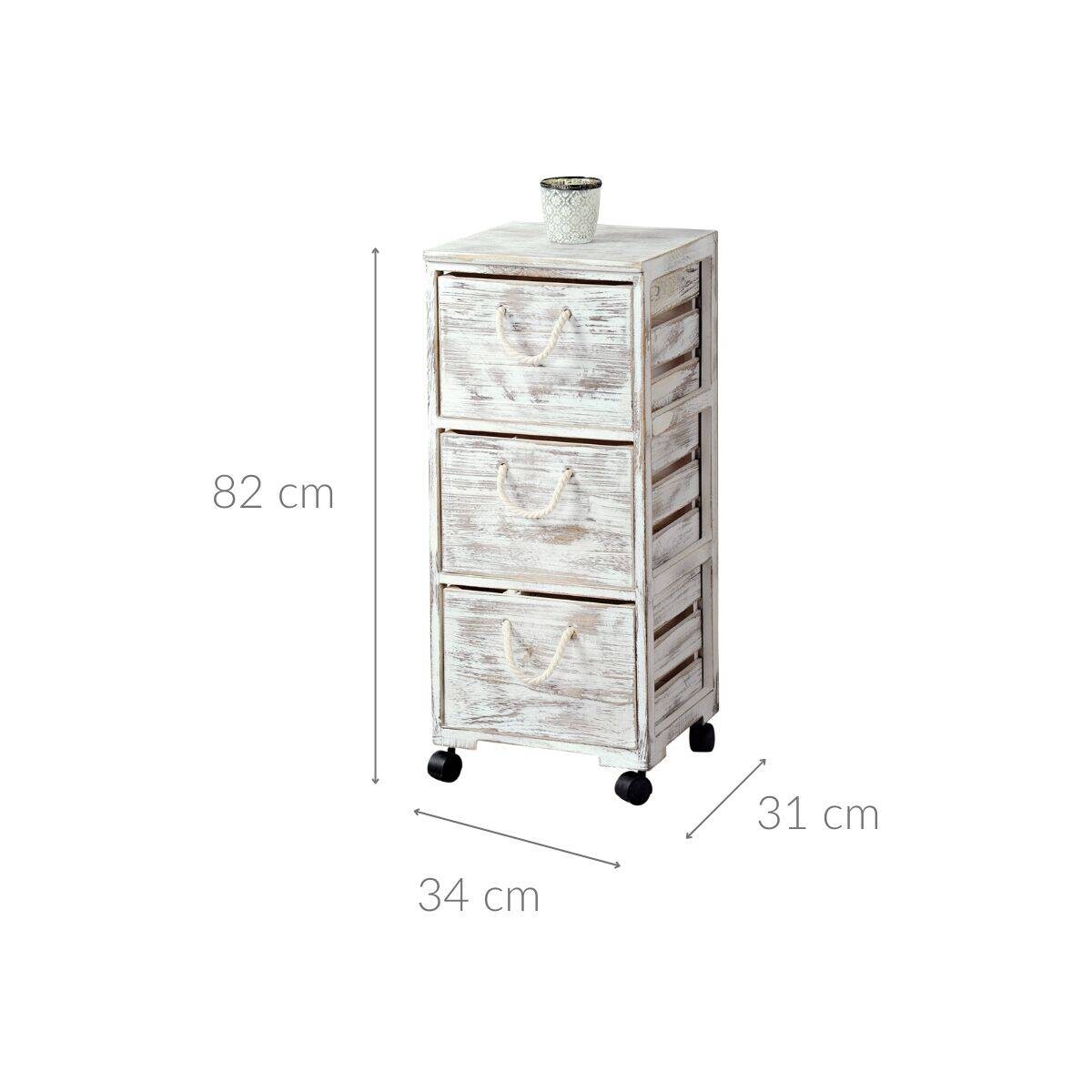 Mobilny regał z szufladami, organizer kuchenny na kółkach