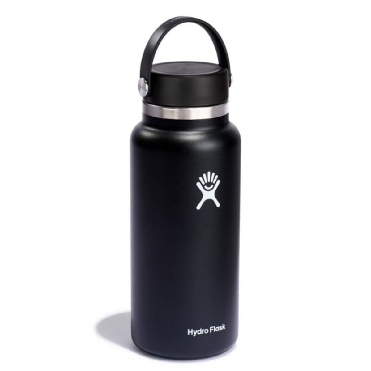 Butelka termiczna (czarna) Wide Mouth Flex Cap Hydro Flask