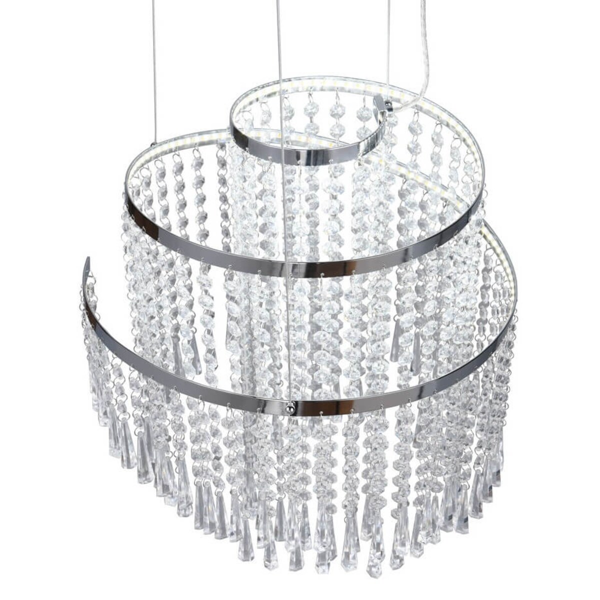 Kryształowy żyrandol Pomp R37341106 RL Light LED 30W 2700-6500K przezroczysty chrom