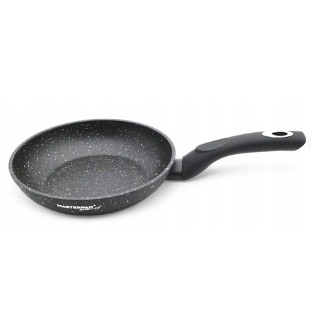 Patelnia Granitowa 24 Cm Plaster Miodu Indukcja Gaz 1.6L Wysoka 5.0 Cm