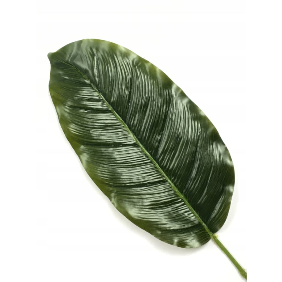 DŁUGI SZTUCZNY LIŚĆ ZIELONY na bukiet stroik 1x
