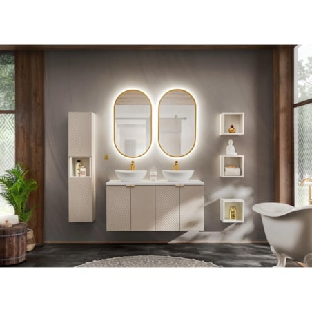 Szafka łazienkowa VIVA CASHMERE 2D 30 cm kaszmirowy mat