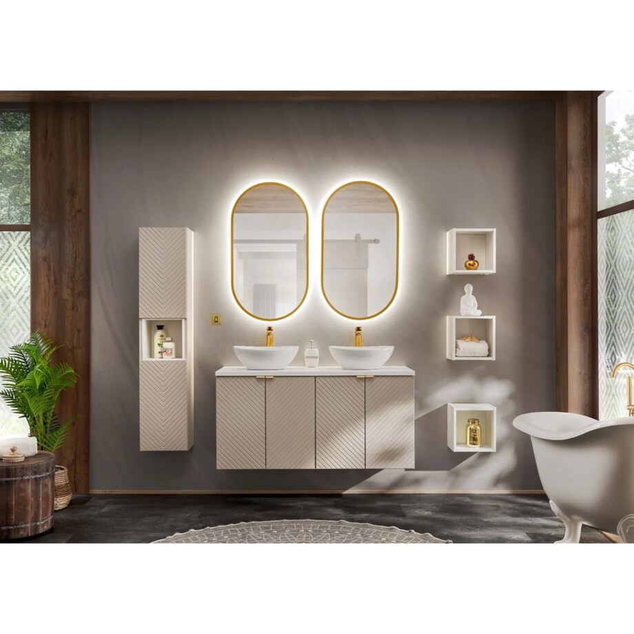 Szafka łazienkowa VIVA CASHMERE 2D 30 cm kaszmirowy mat