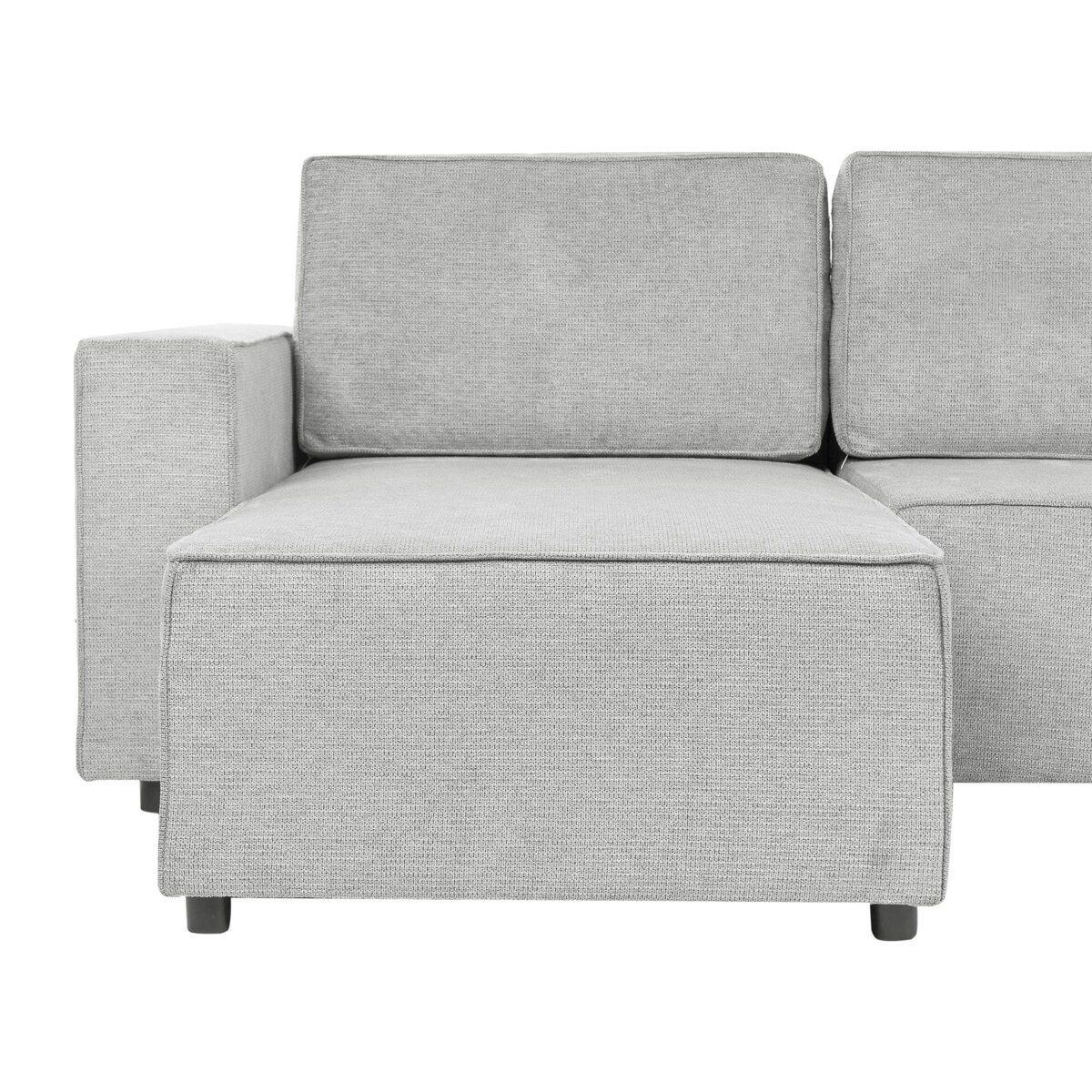 Sofa w kształcie U VATNE Jasnoszary Tkanina Symetryczny