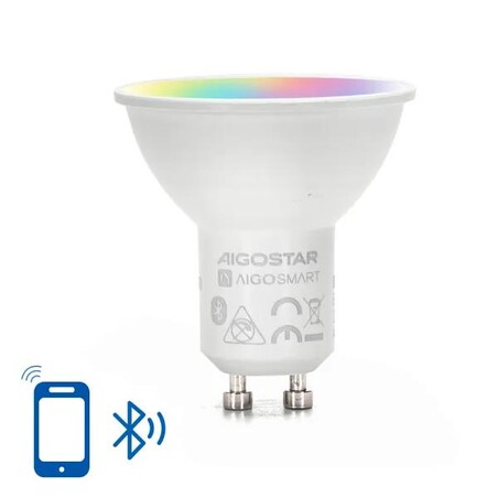 bluetooth mesh smart gu10 4.9w rgb+cct