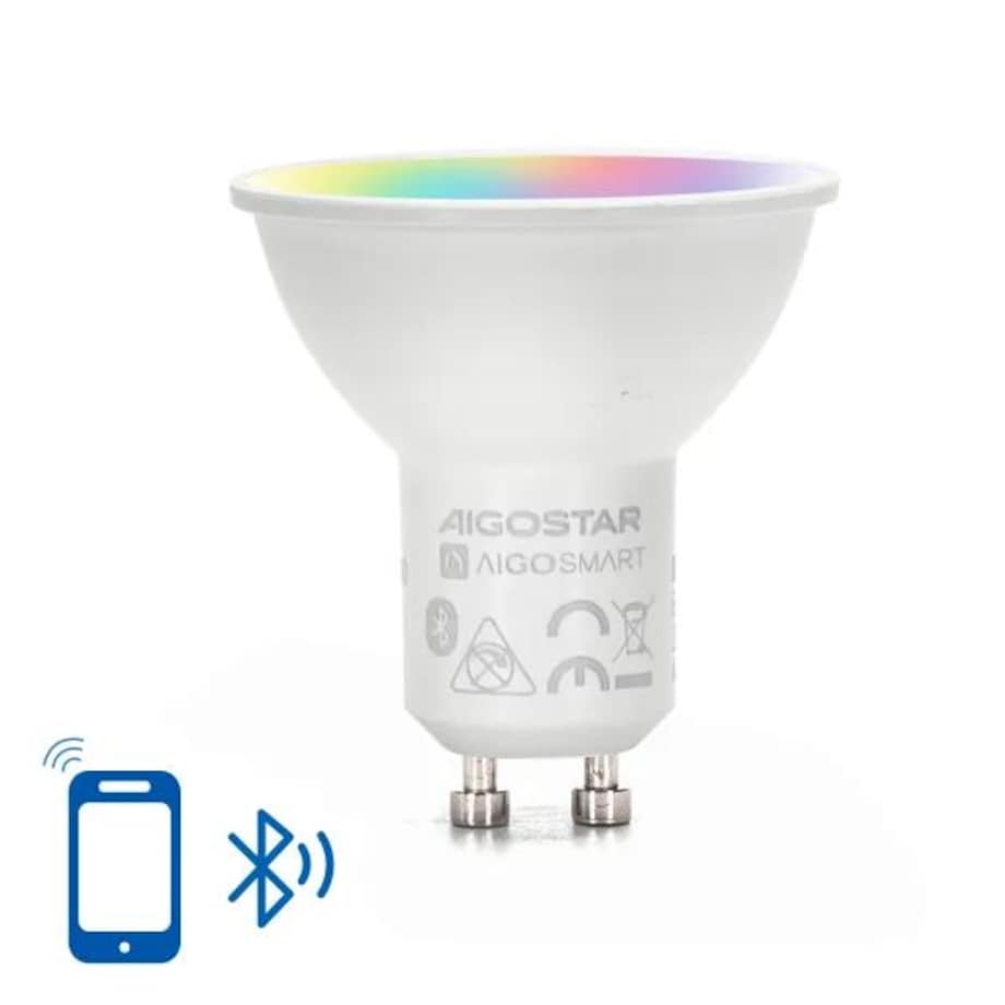 bluetooth mesh smart gu10 4.9w rgb+cct