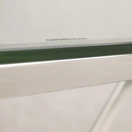 Szklany stolik kawowy Grand GR-C1590S Cosmolight srebrny przezroczysty