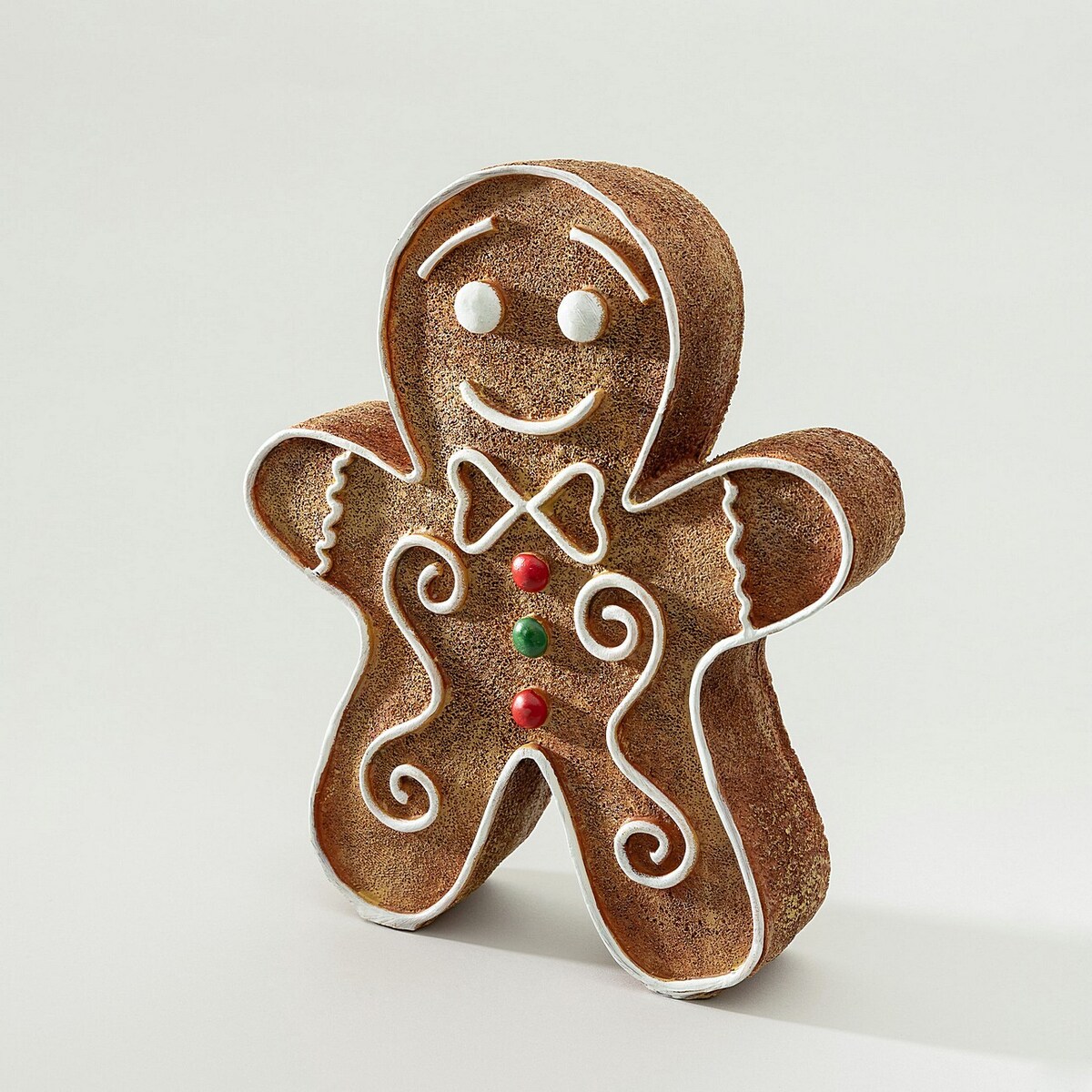 Figurka dekoracyjna Gingerbread Man I 25x7x30 cm boże narodzenie, święta, świąteczne, brązowy, 25x7x30 cm