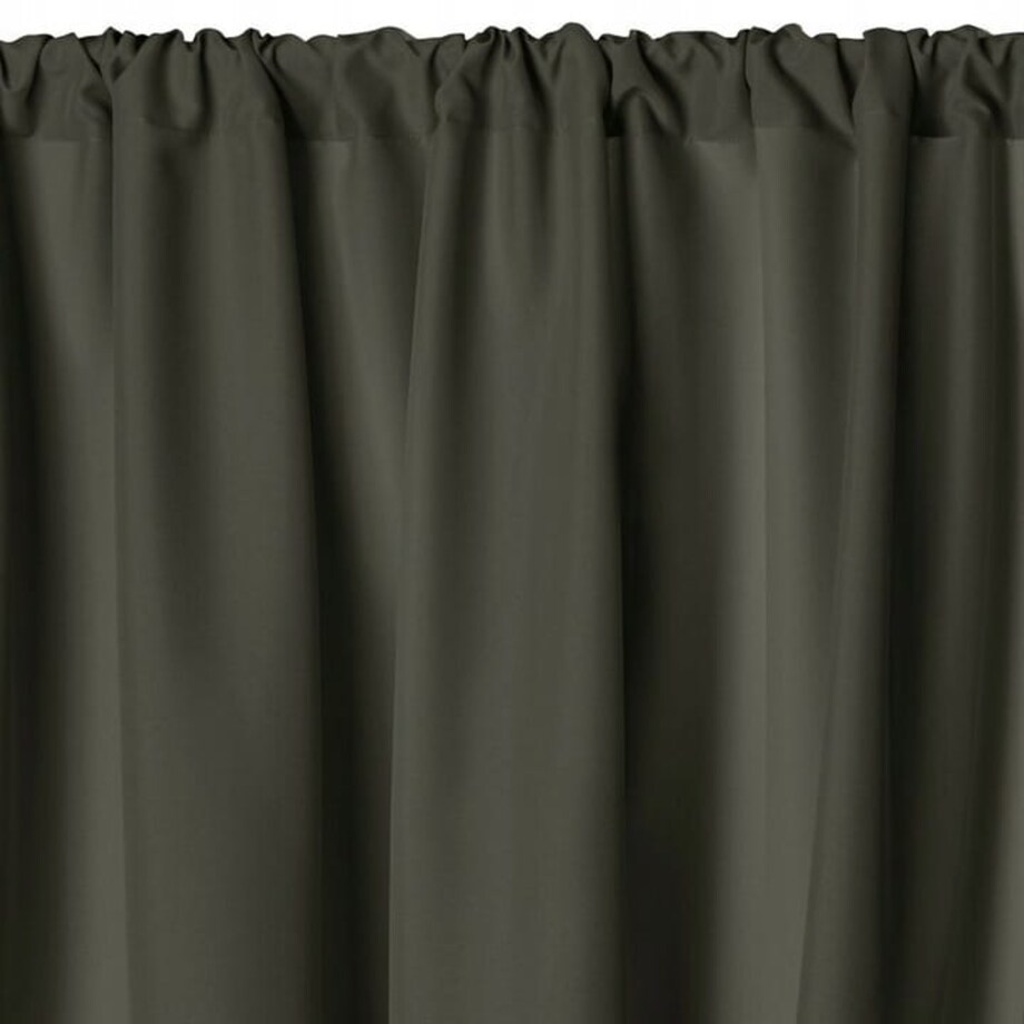 Zasłona Ogrodowa Tarasowa Wodoodporna 155 x 200 cm Grafitowa Taśma Tunel