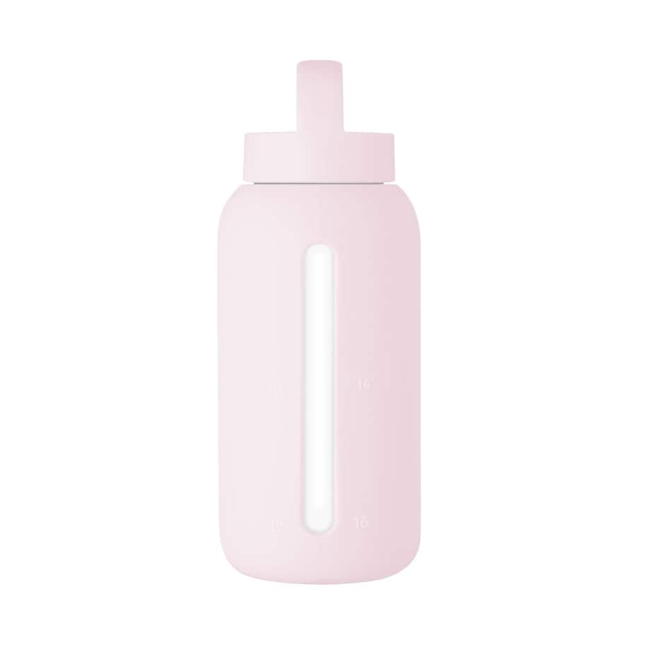 MUUKI DAILY BOTTLE szklana butelka na wodę 720 ml, Marshmallow