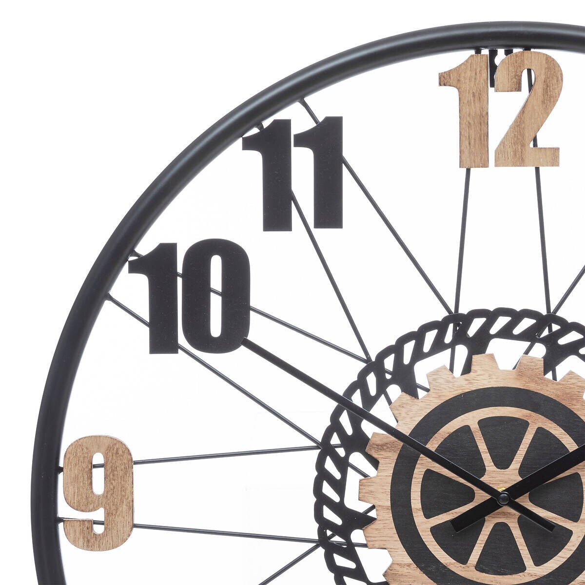 Zegar ścienny loftowy MOHAN, Ø 65 cm