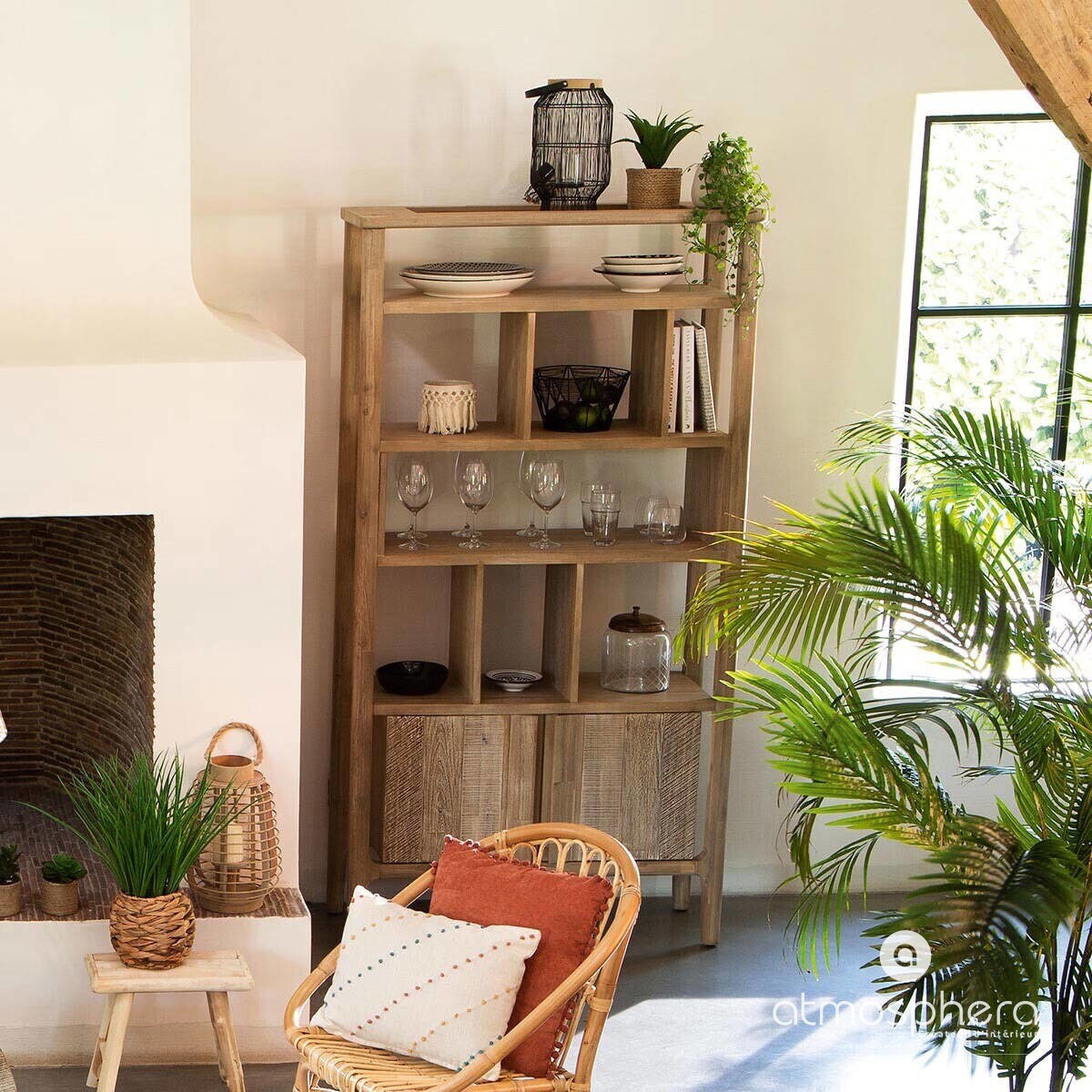 Poduszka dekoracyjna POMPONS, 40 x 40 cm