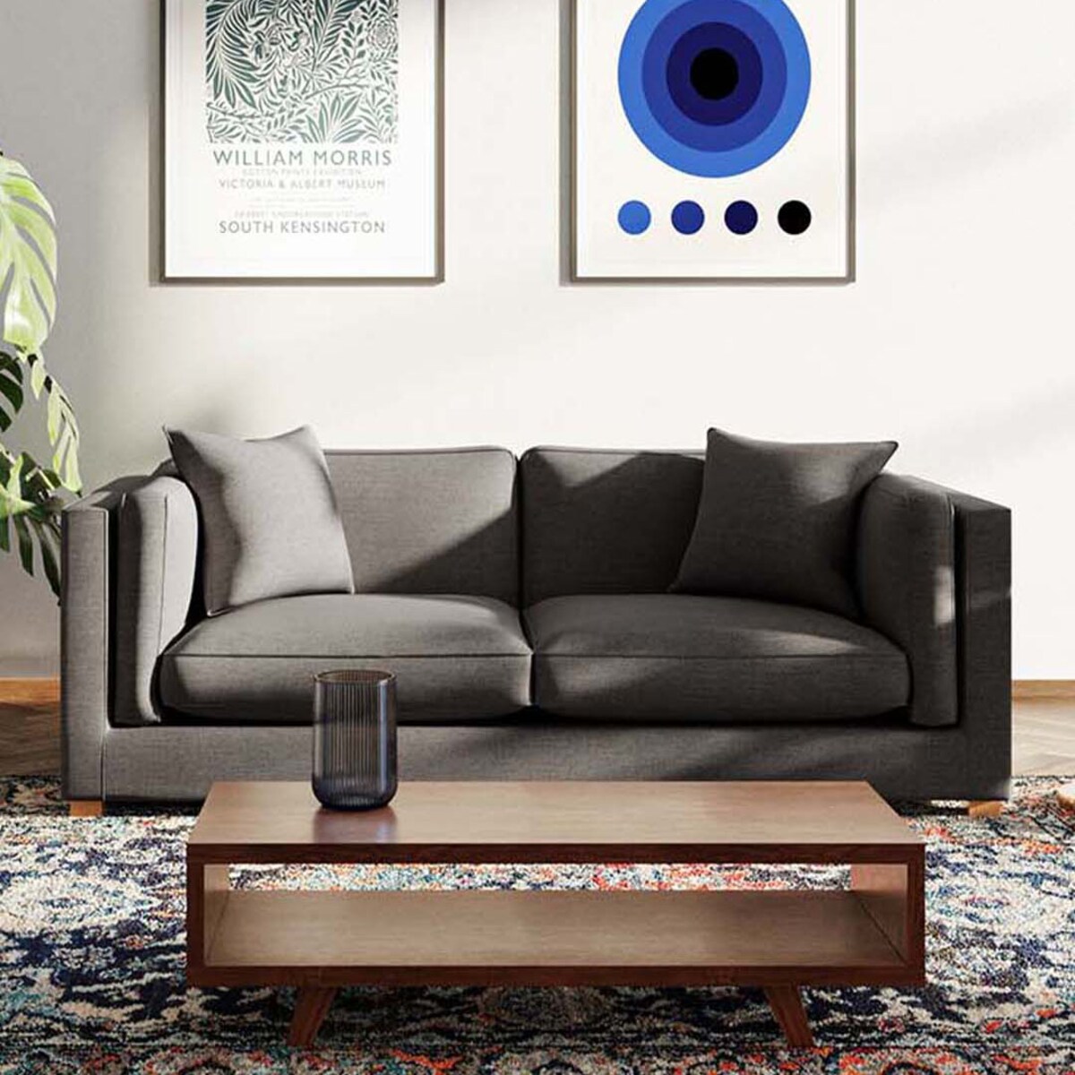 Pomo sofa 3 osobowa Antracytowa