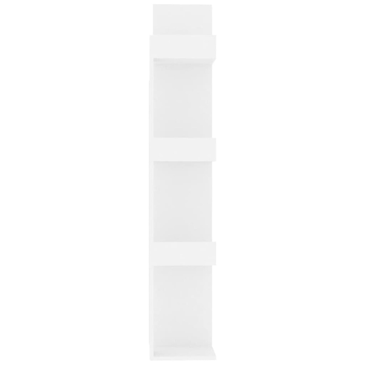 vidaXL Regał na książki, biały 48x25,5x140 cm, materiał drewnopochodny