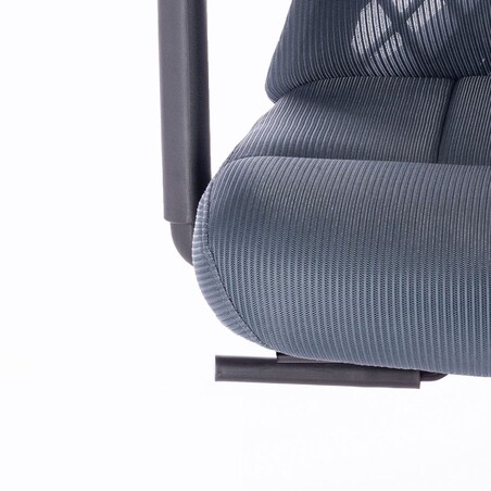 FOTEL BIUROWY ERGONOMICZNY AVERY SZARONIEBIESKI