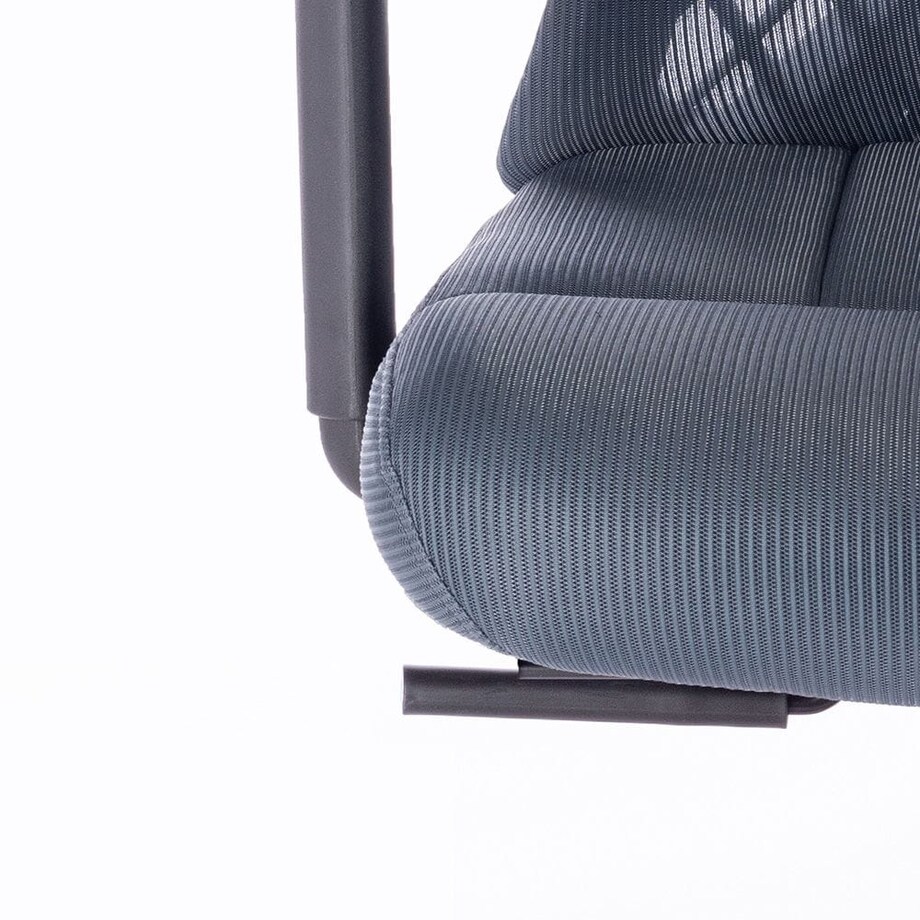 FOTEL BIUROWY ERGONOMICZNY AVERY SZARONIEBIESKI