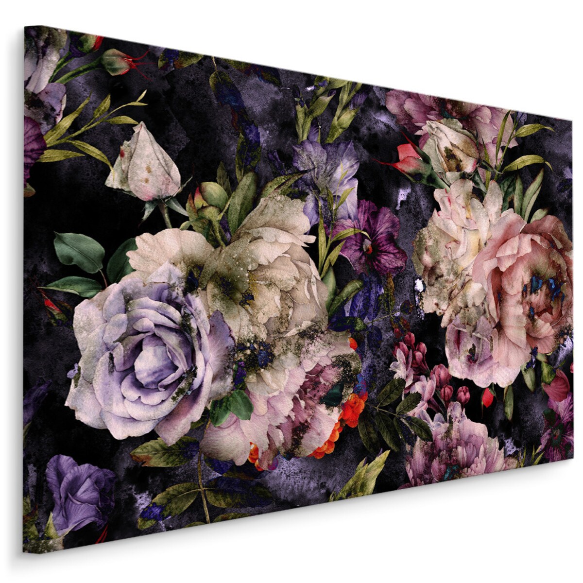 Obraz na płótnie piwonie w stylu retro 120x80cm