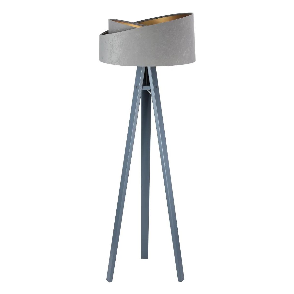 Lampa stojąca GEMSTONE szara/złota