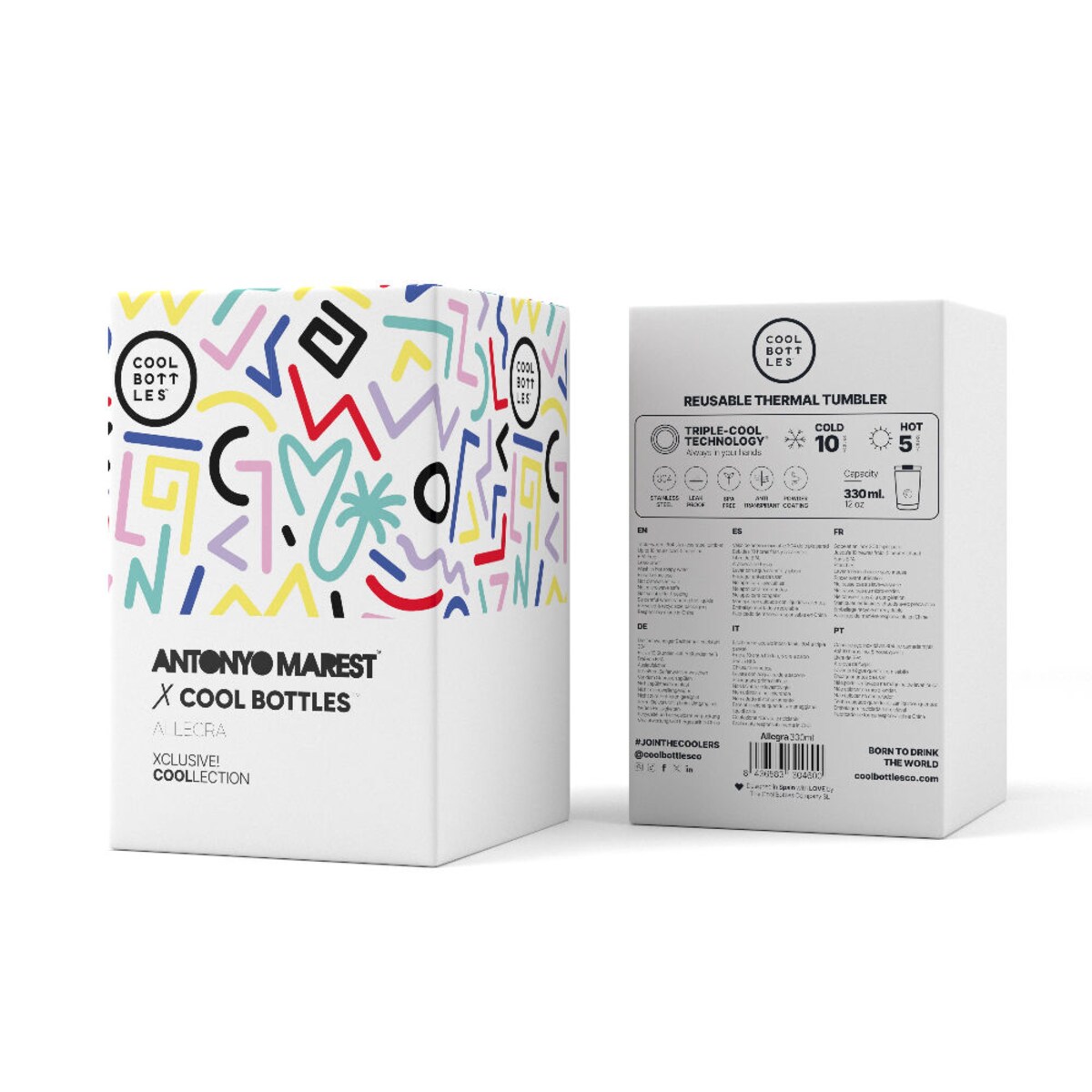 Cool Bottles Kubek termiczny 330 ml Triple cool Xclusive Allegra