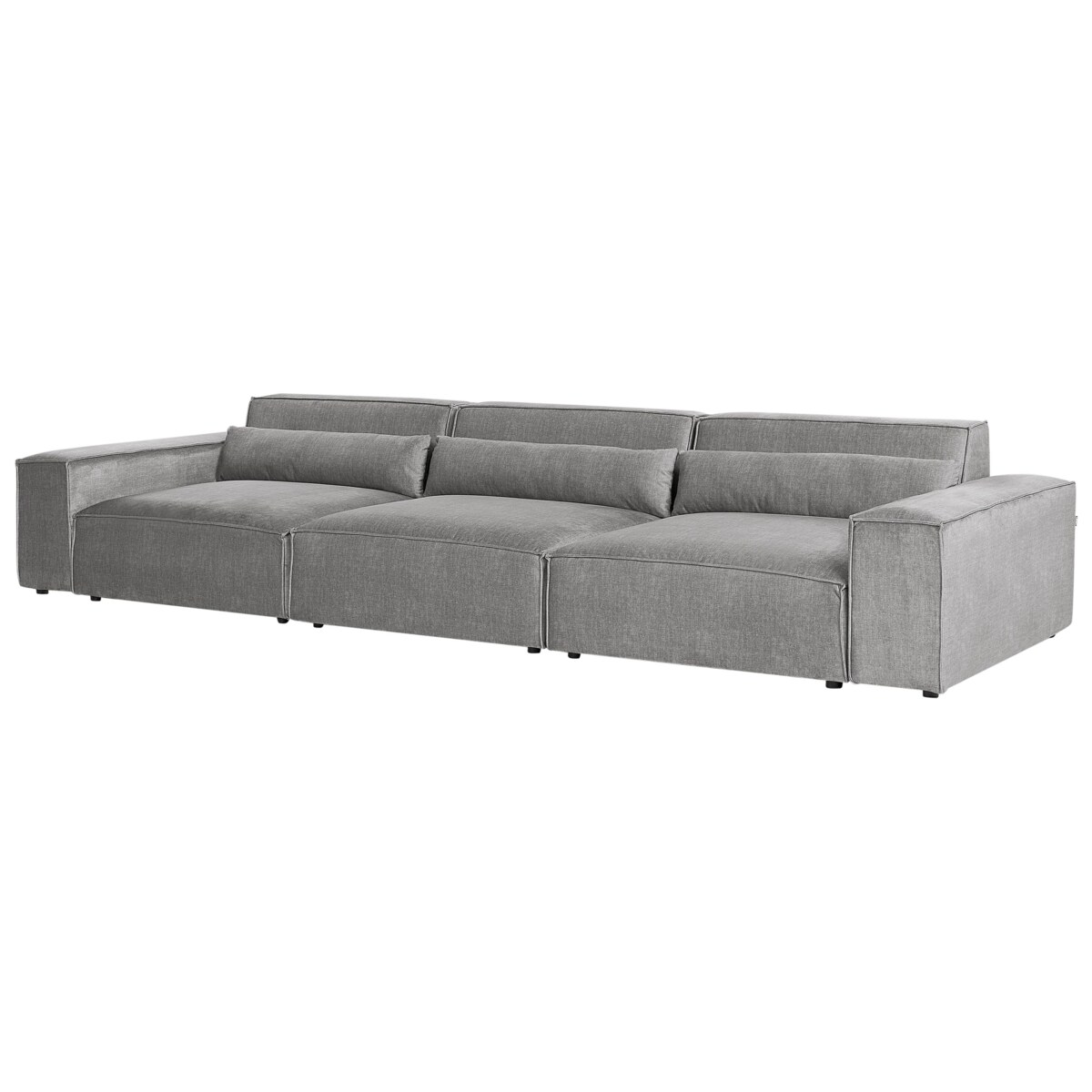 Sofa modułowa 3-osobowa szara HELLNAR