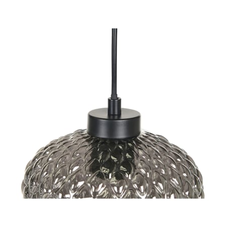 Lampa wisząca szklana 3-punktowa szara SHERRY