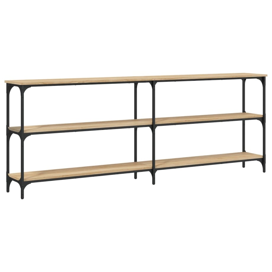 vidaXL Stolik konsolowy Sonoma Oak 200x29x75 cm Drewno konstrukcyjne
