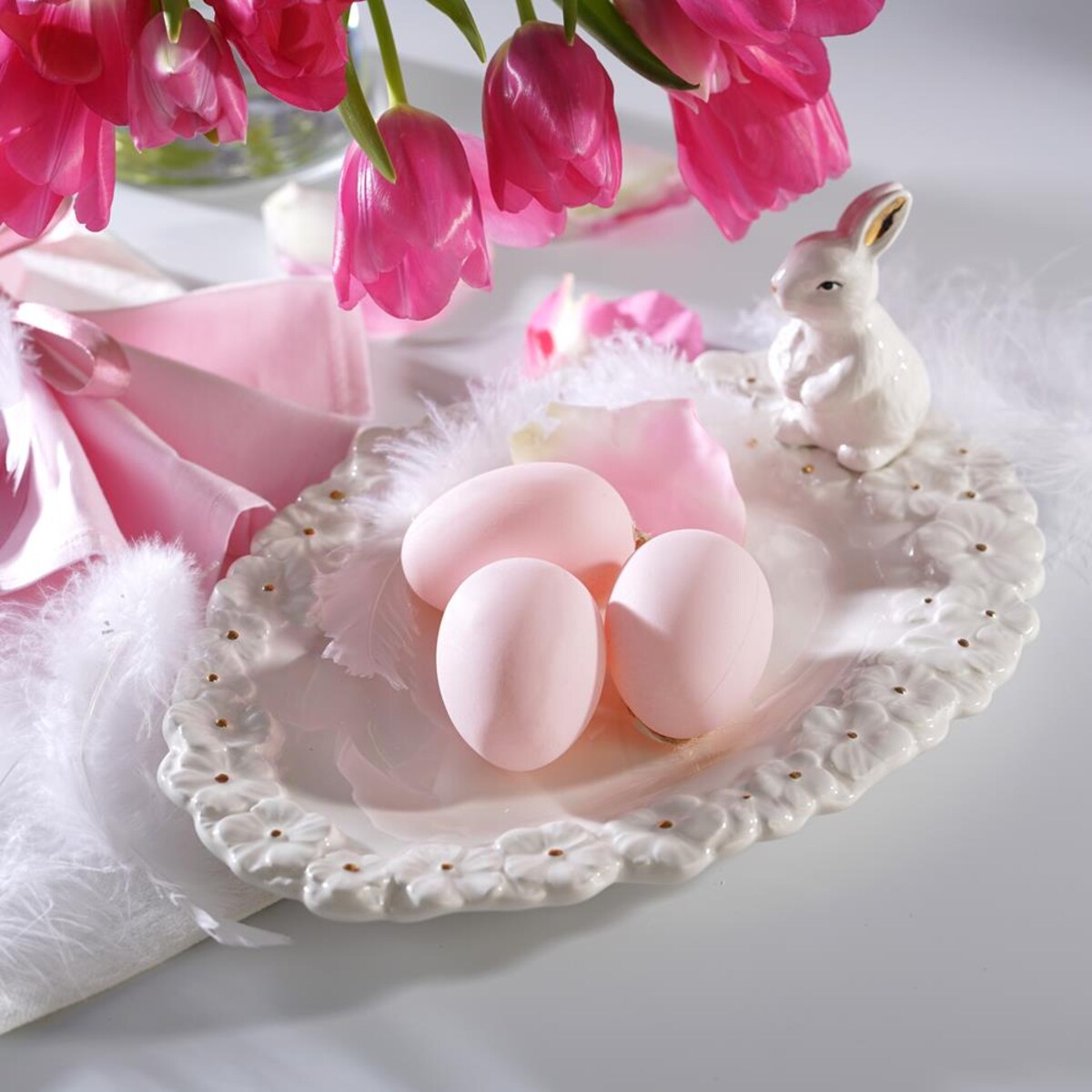 VILLA ITALIA Półmisek wielkanocny z zajączkiem 26 cm owalny BUNNY