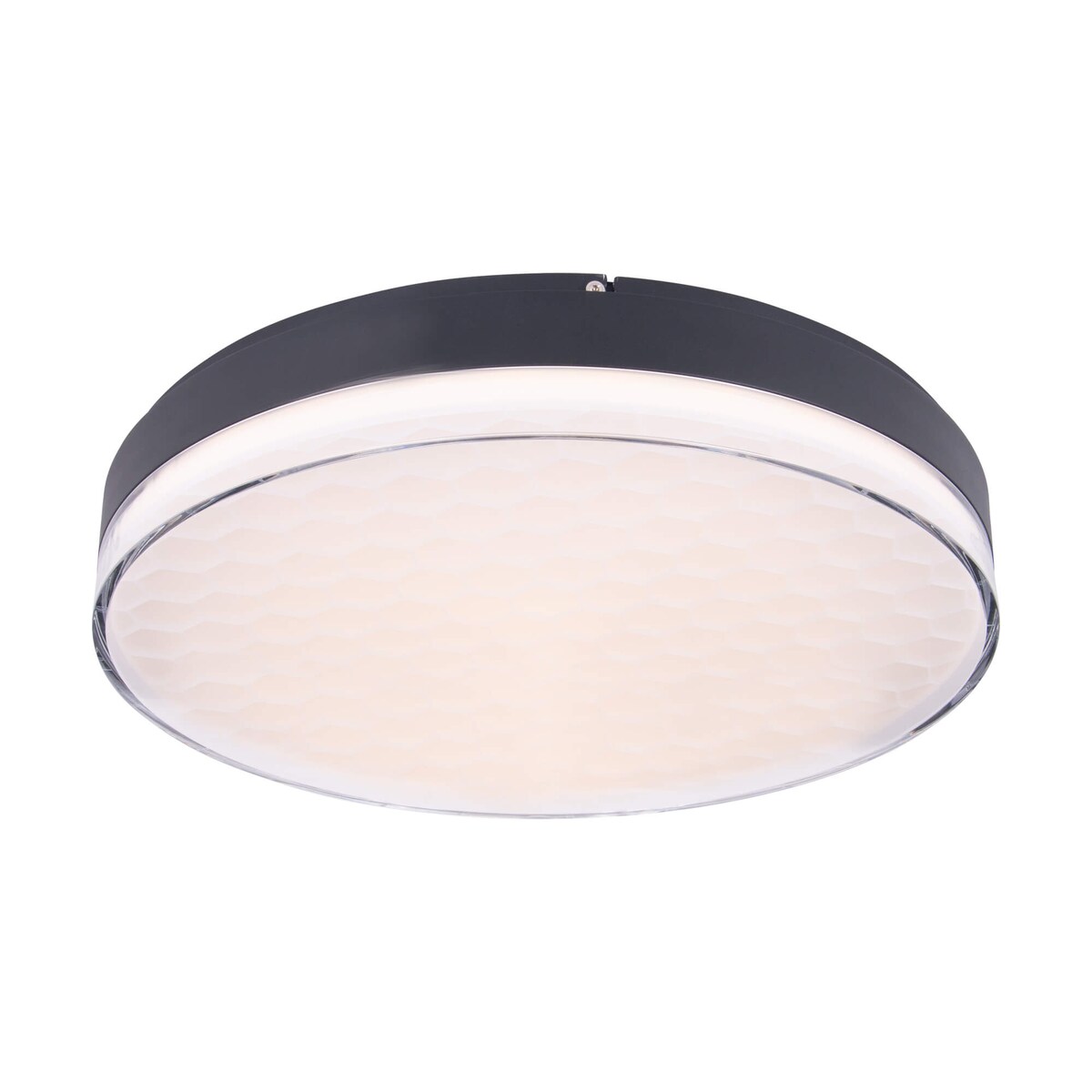 Lampa sufitowa Sekko LED 54 plaster miodu plafon czarny