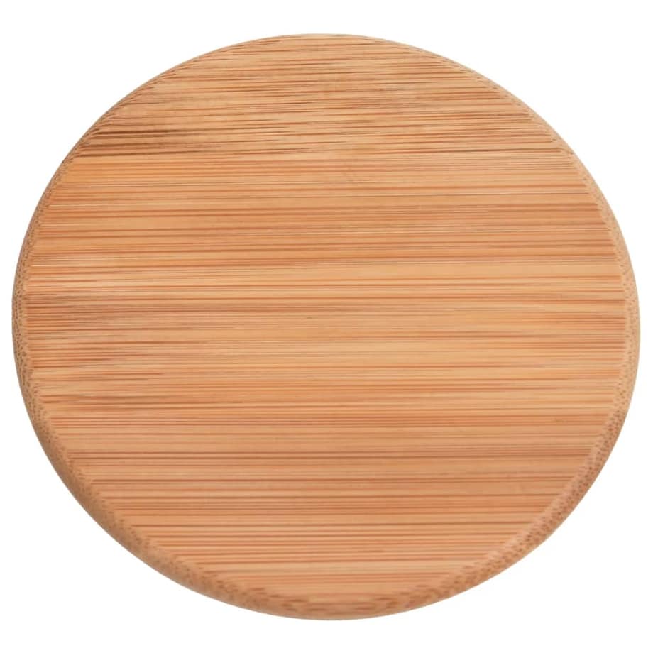 vidaXL Szklane słoje z bambusową pokrywką, 4 szt., 800 ml