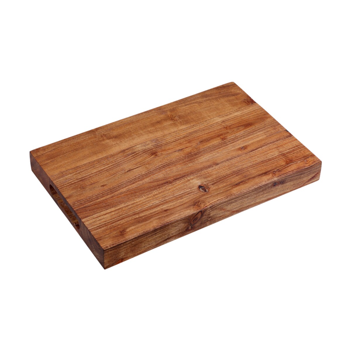 Gruba deska do krojenia z drewna akacji, 40 x 25 cm
