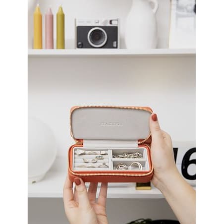 Pudełko podróżne na biżuterię Travel Medium Stackers pomarańczowe