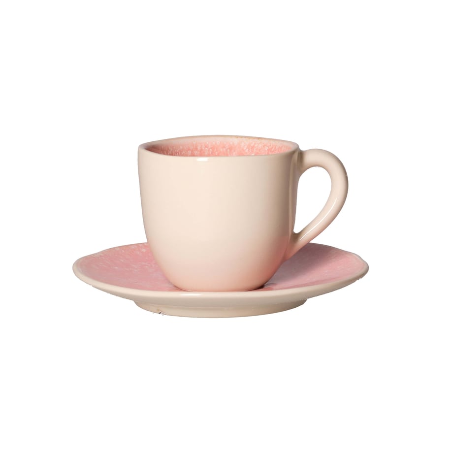 ROSE&TULIPANI CONCERTO FUSE ROSA Zestaw 6 filiżanek do espresso 90 ml