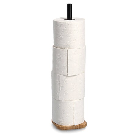 Stojak na papier toaletowy, bambus, ZELLER, kolor brązowy