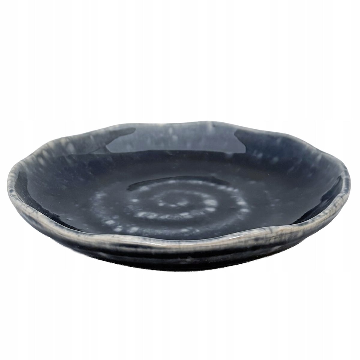 MISKA MISECZKA DIPÓWKA GRANATOWA CERAMICZNA MAŁA NA SOS SOJOWY DIPY 12cm