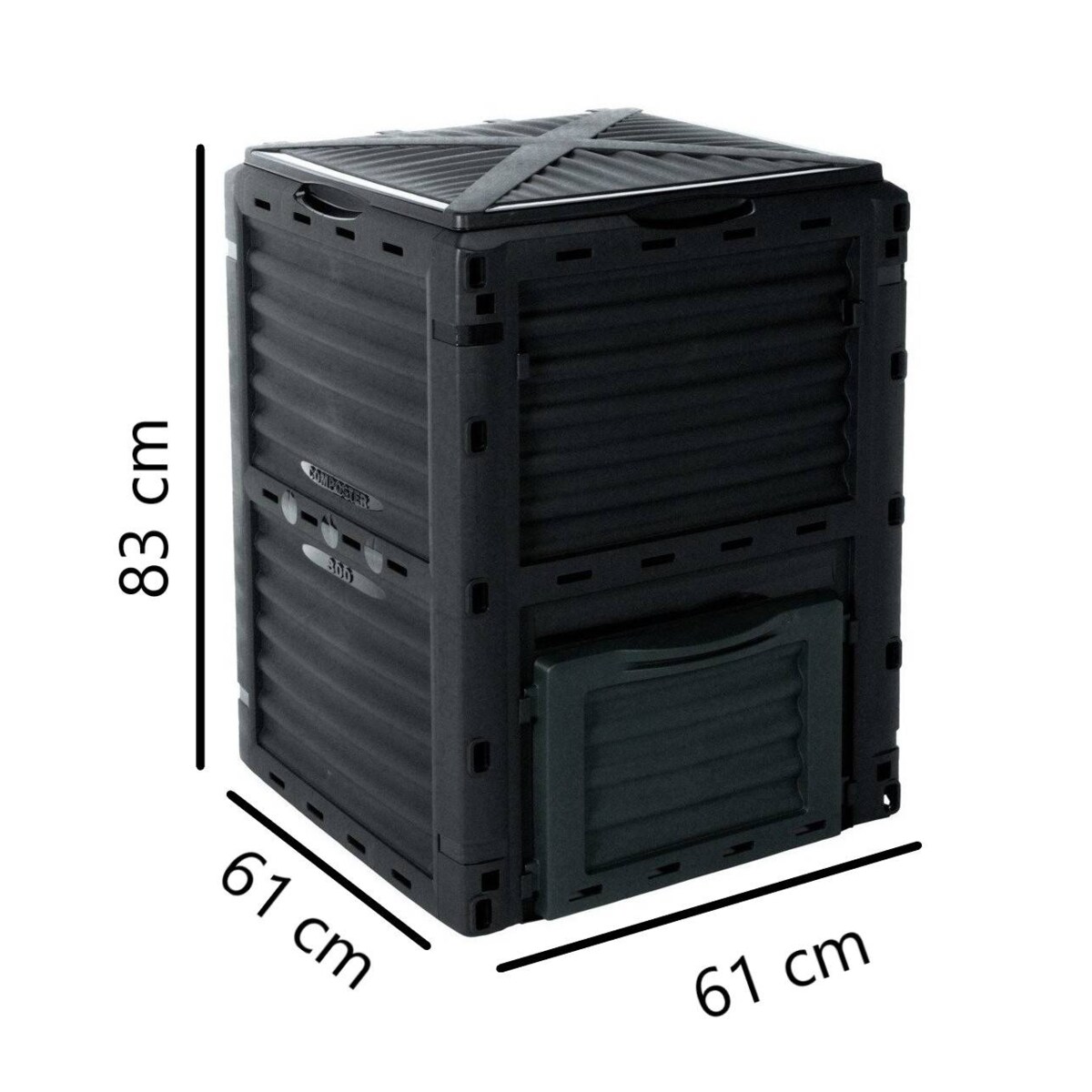 Kompostownik ogrodowy, zamknięty - 300 l