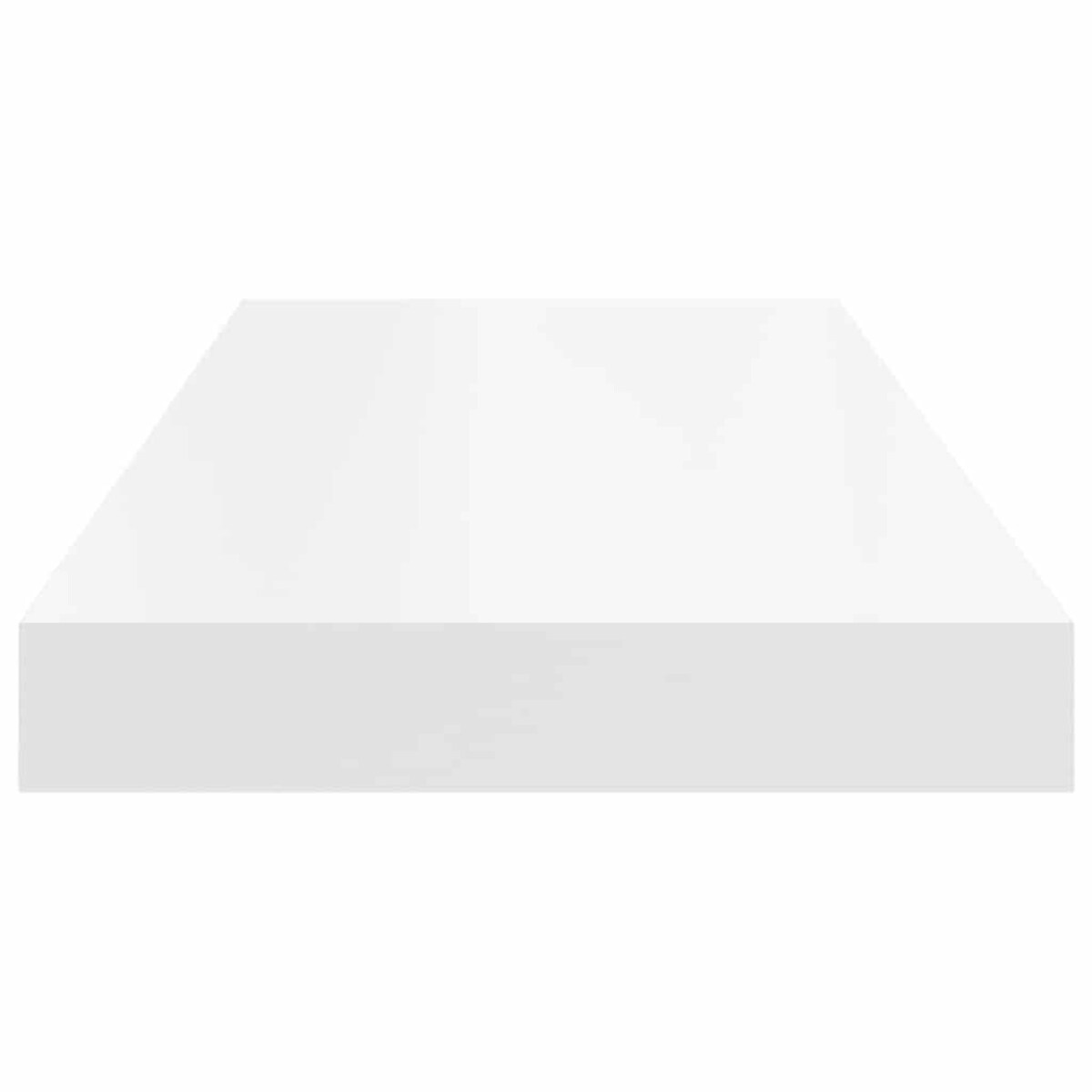 vidaXL Półki ścienne, 2 szt., białe, 60x23,5x3,8 cm, MDF